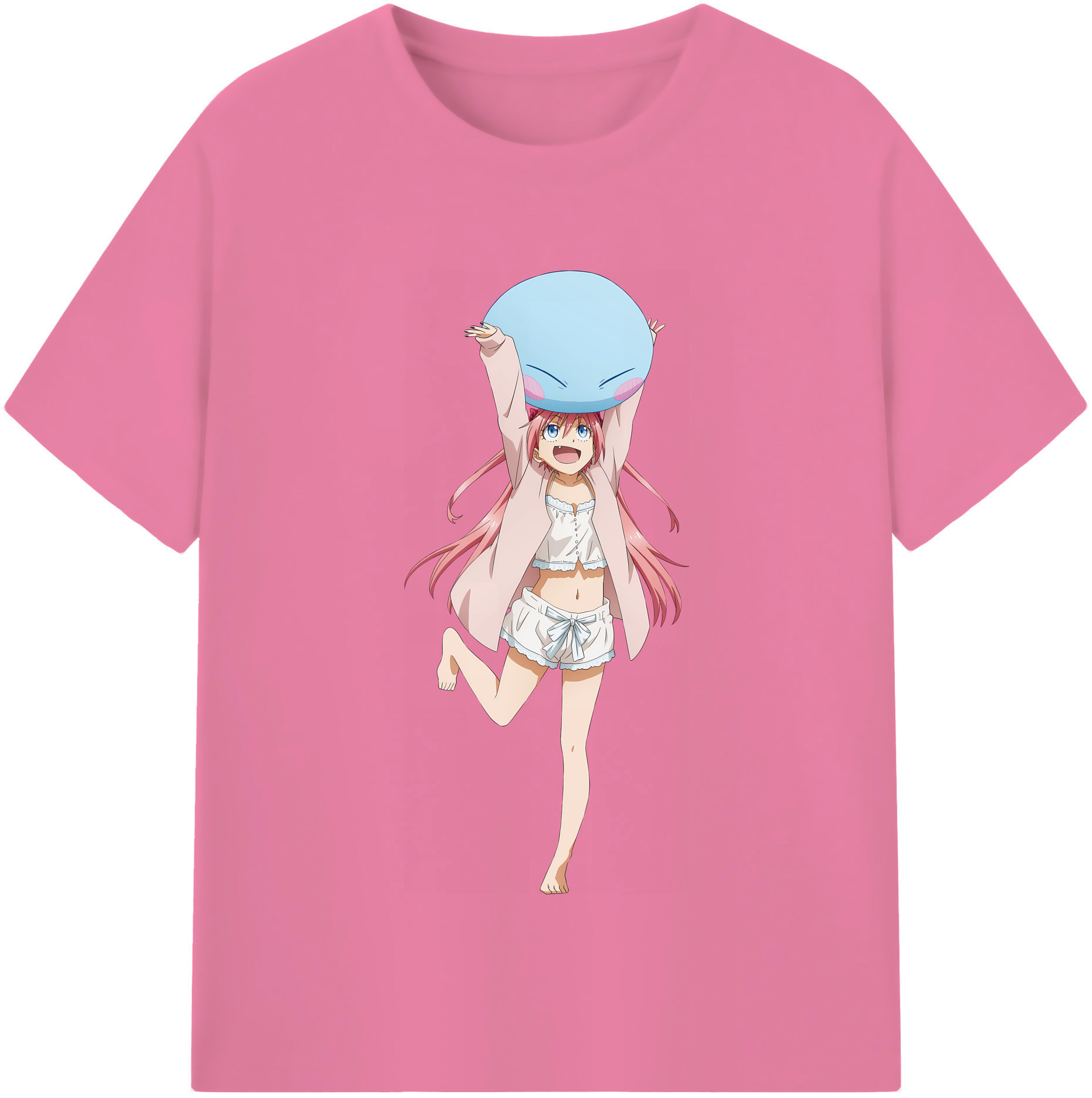 （画像用） 転スラ Regarding Reincarnated to Slime 綿100％半袖Tシャツ（フロントプリント）